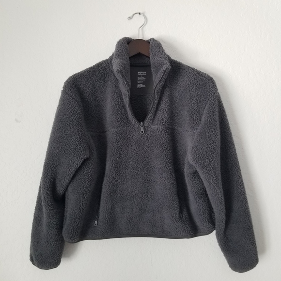 girlfriend collective Jackets & Blazers - Girlfriend Collective half-zip fleece size small